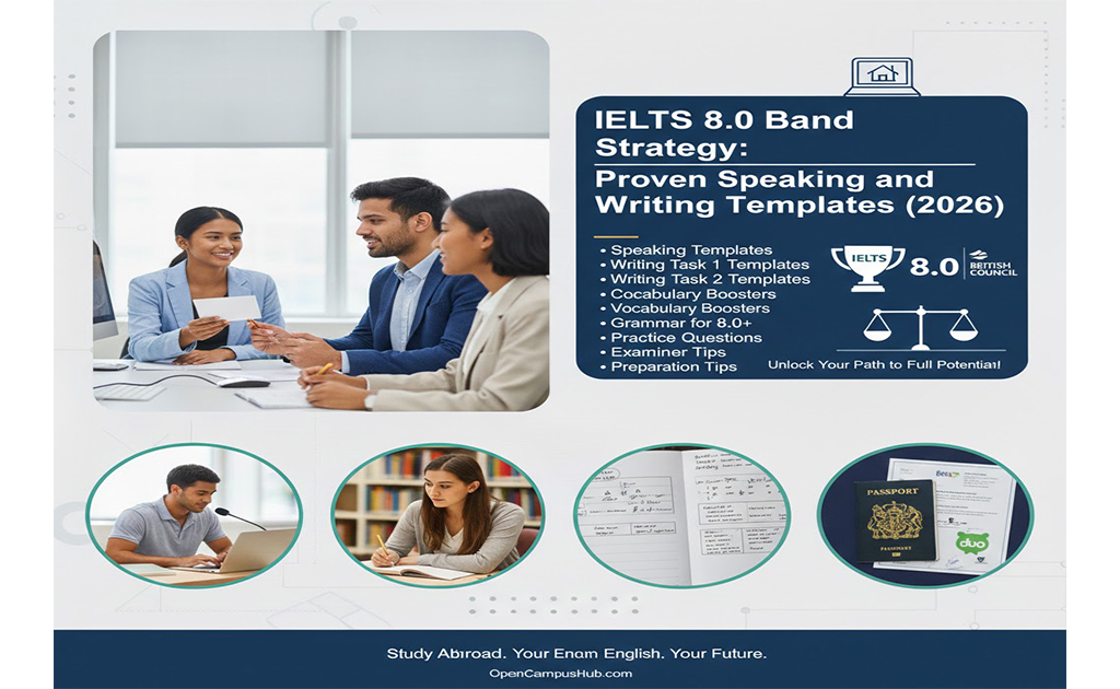 IELTS 8.0 Band Strategy: Proven Speaking and Writing Templates (2026)